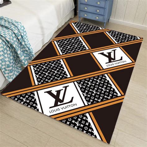 Louis Vuitton rug for bedroom